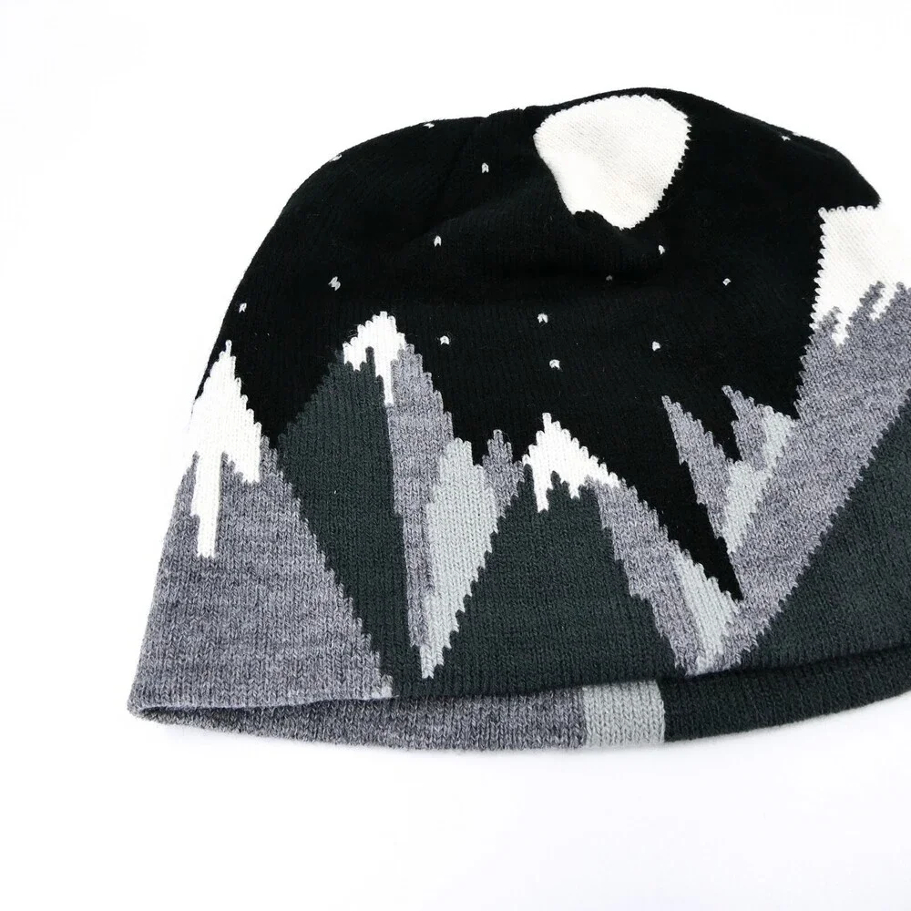 Yellowstone Club Hat YC Mens One Size Winter Beanie Cap Black Knit‎ Ouray Sport
